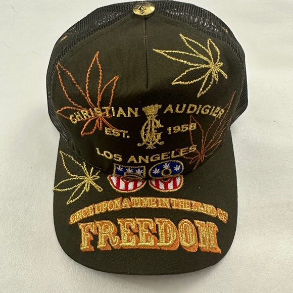 Christian Audigier Trucker Hat Green